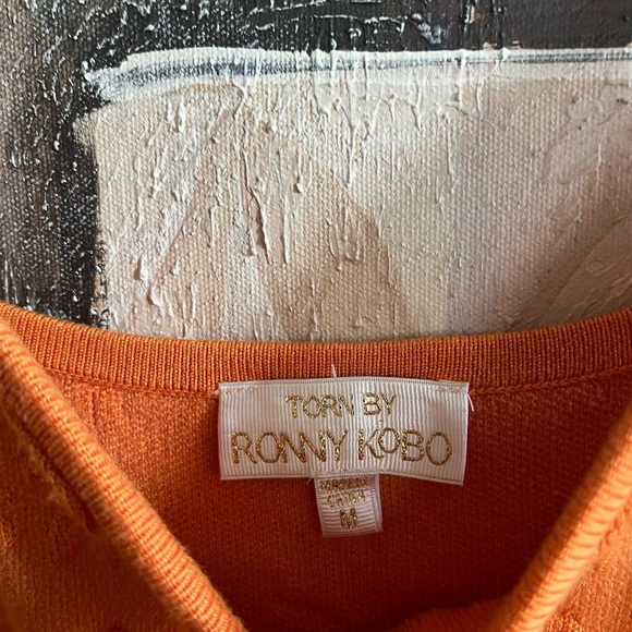 Torn By Ronny Kobo SARA DRESS in Terracotta - Picture 6 of 15